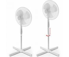 Ventilateur sur pied 3 vitesses Ø 43cm réglable oscillant ventilo air frais été
