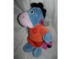 Doudou Äne Bourriquet Disney Nicotoy Dickie Toys Benelux Robe De Nuit Ethnique Bleu Orange Indien Jouet Bebe Naissance Peluche Éveil Enfant Comfort Blanket Comforter Soft Toy 50 Cm
