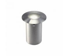 spot de sol encastré - rond - a led - 0.3 watts - 3000k - slv trail-lite - ip67 - inox