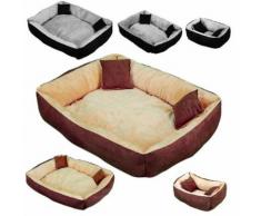 Beauty Pet ® Panier, Lit, Niche Avec Coussin Pour Chien Et Chat - Taille M - Marron