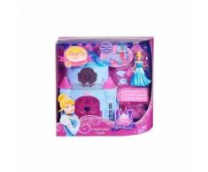 Mattel Disney Princess - Mini Poupée Cendrillon Magiclip Et Château