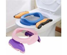 Multi-Fonction Réducteur De Toilettes Siège De Pot Portable Chambre Voiture Voyage Pour Bébé Bambin Entraîneur De Propreté Rose