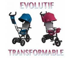 Trike Tricycle Swift 3 Roues 1 - 5 Ans Enfant Bébé Poussette Evolutif Smart Bleu