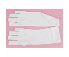 Gant Anti Uv Pour Lampe Uv Protection Une Paire Extensible Blanc