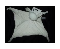 Doudou Plat Blanc Lapin Orchestra Prémaman Pois Gris Rose Fluo 4 Noeuds Jouet Bebe Naissance Peluche Éveil Enfant Blanket Comforter Soft Toy
