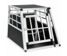 Cage, Caisse, Box De Transport Pour Chien En Aluminium 54 Cm X 69 Cm X 50 Cm Tectake
