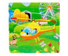 Jigsaw Jouets Enfants En Bois 16 Pièces