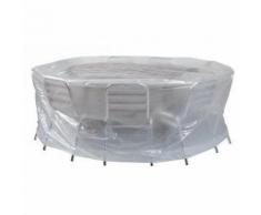 ribiland housse 90gr/m2 200x80cm pour table ronde et chaise prh090200d