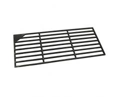 Lokkii CIG1 Plaque de Grille Métal Noir 24,5 x 42 x 1 cm