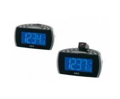 1 radio-réveil AEG avec projecteur LED - Noir (62867905)