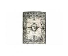 Tapis graphique collection IGOA - Carré gris - 160x230 cm
