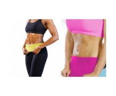 2 ceintures sauna minceur L/XL - Jaune/rose