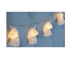 1 guirlande lumineuse avec licornes suspendues