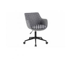 Chaise pivotante - Noir/Blanc