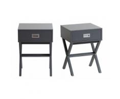 1 Table de chevet Retro - gris