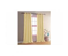 Paire de doubles rideaux 140 x 260 cm: 4 Paires/Beige