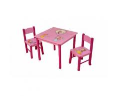 Table pour enfant avec 2 chaises - Princess