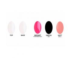 Lampe UV + Accessoires + 3 vernis + base + top / Option 2