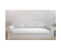 Housse: Blanc / 1 housse de siège canapé 2 places