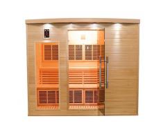 items-france APOLLON 5 PL - Sauna infrarouge apollon 5 places 220x160x190cm