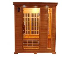 items-france LUXE 3 PL - Sauna infrarouge luxe 3 places 153x110x190cm