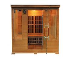 items-france LUXE CLUB 4/5 PL - Sauna infrarouge luxe club 4/5 places 185x185x190cm
