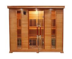 items-france LUXE 5 PL - Sauna infrarouge luxe 5 places 220x160x190cm