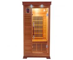 items-france LUXE 1 PL - Sauna infrarouge luxe 1 place 89x94x190cm