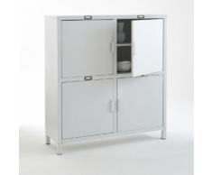 Buffet 4 portes acier, Hiba - La Redoute Interieurs