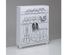 Armoire à chaussures, Aderfi motif sérigraphié - La Redoute Interieurs