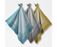 Torchons jacquard pied de poule (lot de 2) - La Redoute Interieurs