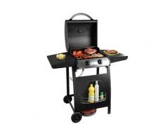 Barbecue gaz sur pieds 2 brûleurs