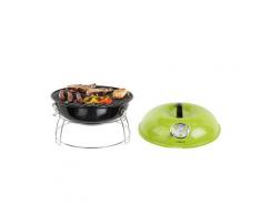 Barbecue à charbon 34 cm vert