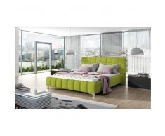 JUSThome VIVA Lit rembourré Cuir éco 170x226x106 Vert