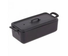 Terrine rectangulaire avec couvercle Belle Cuisine 600g Noir Revol