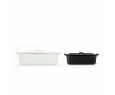 Terrine rectangulaire avec couvercle belle cuisine Blanc Revol
