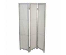 Paravent en bois gris L 127 cm AUGUSTIN