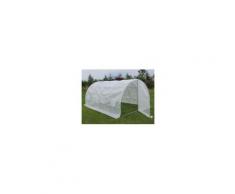 Serre tunnel de jardin avec porte Mimosa 220g/m2 12m 4 x 3 x 2 m