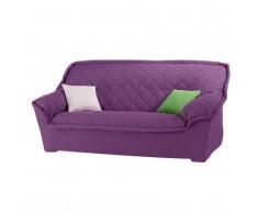 Housse canapé fauteuil accoudoirs bachette - violine
