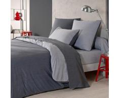 Linge de lit Vague microfibre - ciment
