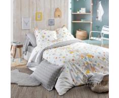 Linge de lit Helsi coton - gris