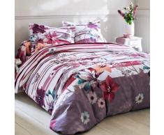 Linge de lit Zoé polyester-coton - violine