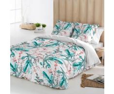 Linge de lit Flowers coton - rose