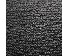 Housse gaufrée bi-extensible canapé d'angle - anthracite