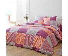 Linge de lit Louane polyester-coton - violine
