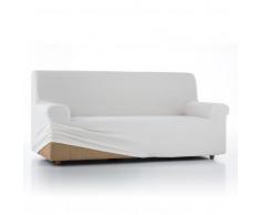 Housse unie fauteuil canapé bi-extensible - écru