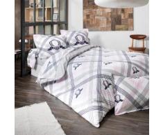 Linge de lit DDM Jubilé coton - blanc