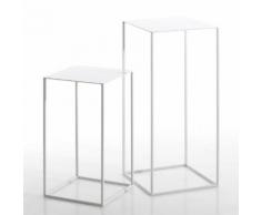 Sellettes gigognes métal laqué (lot de 2) Romy - AM.PM