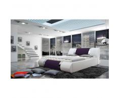 JUSThome ATLANTIS Lit rembourré 155x239x83 BlancViolet