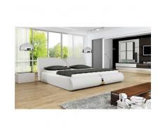 JUSThome ROUND Lit rembourré 175x239x83 Blanc